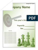 Strategy Business Plan Template