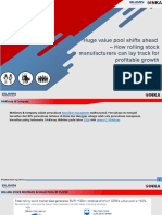 Huge Value Pool Shifts Ahead - How Rolling Stock Manufacturers Can Lay Track For Profitable Growth