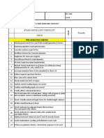 Pre-Analysis Checks: Etabs Modelling Checklist Remarks