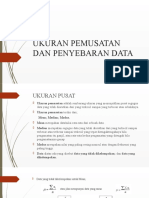 Ukuran Pemusatan Dan Penyebaran Data