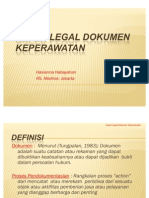 Aspek Legal Dokumentasi Keperawatan 