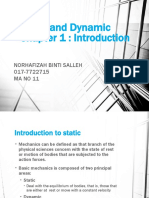 Static and Dynamic Chapter 1: Introduction: Norhafizah Binti Salleh 017-7722715 MANO11