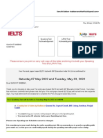 Speaking Test Venue Details