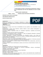 Plano de ação para recuperação da aprendizagem em Língua Portuguesa e Matemática