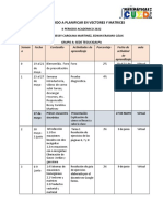 Semanas A Planificar VECTORES