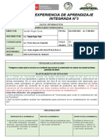 Experiencia de Aprendizaje 3 Ept. Socializar.