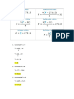 Ejercicios de Temperatura