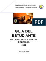 GUIA DEL ESTUDIANTE - Fcultad de Derecho y Ciencias Politicas