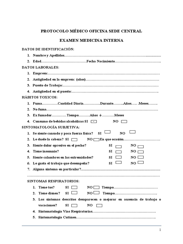 Protocolo Médico Medicina Interna | PDF | Medicina CLINICA ...