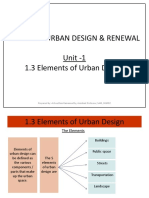 1.3 Elements of Urban Design