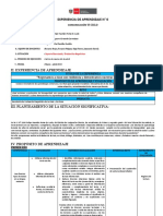 EXPERIENCIA Diagnóstica Comunicación 1° y 2° B