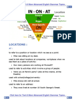 Locations:: Click Here For Test & More Advanced English Grammar Topics..