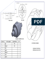 Oldham Coupling Drawing