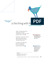 "Hope": Is The Thing With Feathers