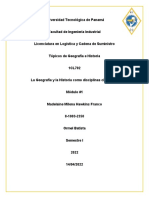 Geografía e Historia como disciplinas científicas