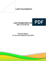 LAG Foundation FY18 EY Financial Report