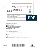 Mathematics B: Pearson Edexcel International GCSE