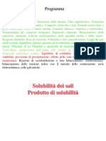 Lezione 8 Prodotto Di Solubilita