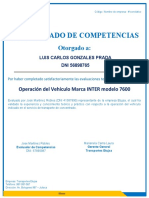 Anexo 1. Certificado de Competencias para El Transporte de Concentrado Rev01