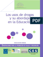 Las Drogas y Su Abordaje en La Educación