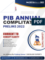 PIB Yearly Compilation Prelims 2022