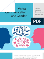 Gender and Communication MCJ 402 - 2022
