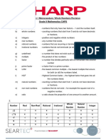 Worksheet 1 Memorandum: Whole Numbers Revision Grade 9 Mathematics CAPS