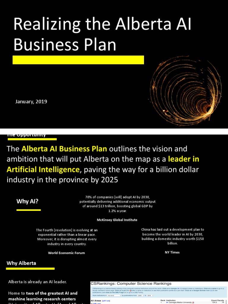 Alberta's AI Business Plan 2025 | PDF | Artificial Intelligence ...