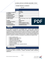 Universidad Nacional de San Antonio Abad Del Cusco: I.-Datos Informativos