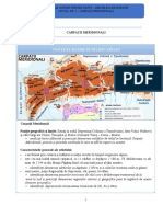 Material Suport Pentru Elevi - Geografie - Clasa A VIII-a - Lectia 5 - Carpatii Meridionali