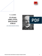 Lenin - Un Paso Adelante, Dos Pasos Atrás