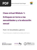 Clase 1.A - Sexualidades y Géneros 2022