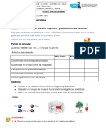 Recurso Teórico. 6to 3era. Colegio Sec. Sagrado Corazón de Jesús. Concepto Campo Eléctrico, Magnético y Gravitatorio. Líneas de Fuerza