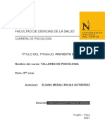 Informe de Proyecto de Vida (Talleres)