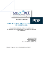 Memoire Image Entreprise Attirer Candidat Mba Management Ressources Humaines Dauphine Executive Education