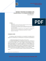 Lectura - Módulo II - Unidad 5 - InTERPRETACION de DERECHOS FUNDAMENTALES - Exp Noemi Anci - Interpretación Constitucional