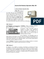 Historia Y Evolución Del Sistema Operativo Mac OS