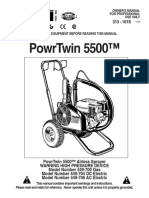 Powrtwin 5500™: Owner'S Manual For Professional Use Only