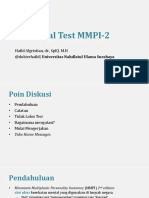 Mengenal MMPI 2 DR Hafid