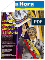 Análisis del discurso de posesión de Guillermo Lasso busca separarse del pasado