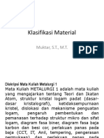 Klasifikasi Material - Materi 1