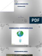 Cap. I. - Introducion A La Hidrogeologia