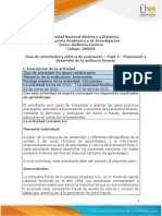 Guía de Actividades y Rúbrica de Evaluación - Unidad 2 - Paso 2 - Planeacion y Desarrollo de La Auditoria Forense