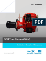 EH6220-079-1 GPM-Type Model (50Hz) - Oil Burner Manual - Ver. 1.1 - 21.10.27