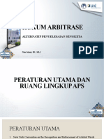 Hukum Arbitrase - Sesi 1