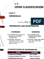 Biology Chapter 2 Kingdom Classification Unint 2 Anamali