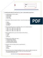 Soal Tematik Kelas 3 Tema 8 Subtema 4 Ku