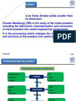 PM Process & Characterization of Metal Powders