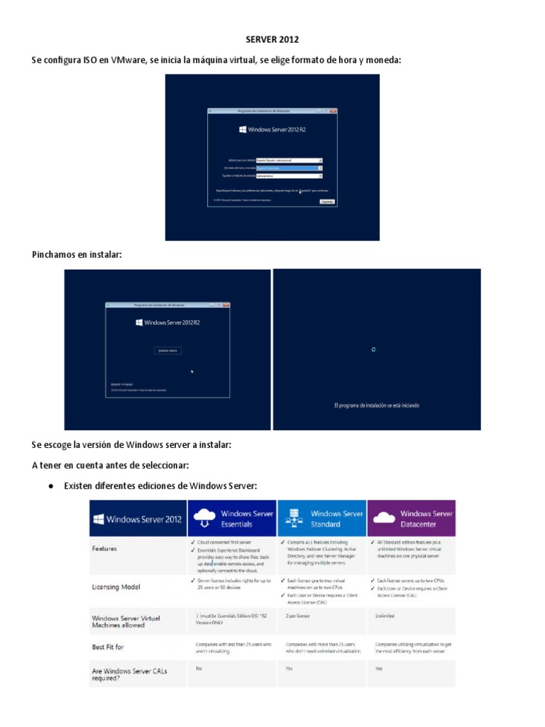 Configuración de Windows Server 2012 | PDF | sistema de nombres de ...