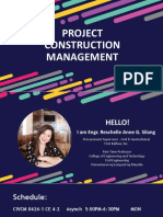 Project Construction Management